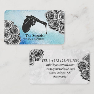 Professional and Chic for Brazilian & Body Waxing Business Card