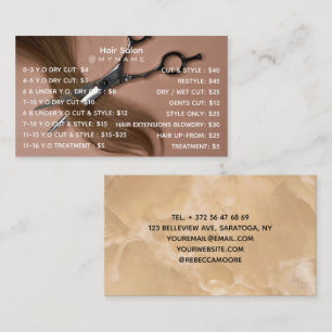 Professional and Chic for Brazilian & Body Waxing  Business Card