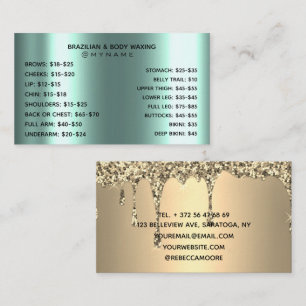 Professional and Chic for Brazilian & Body Waxing  Business Card