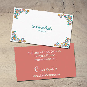 Professional and Customisable Business Card