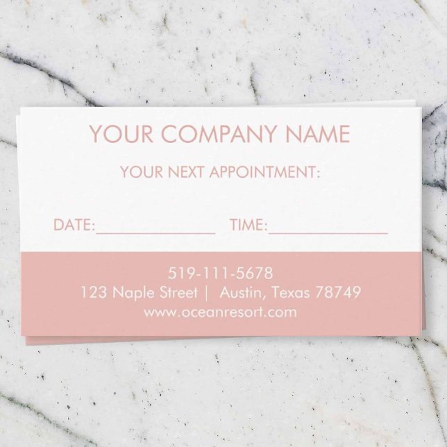 Professional Appointment Card (Creator Uploaded)