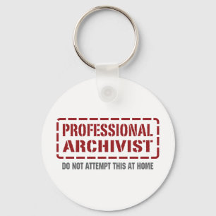 Professional Archivist Key Ring