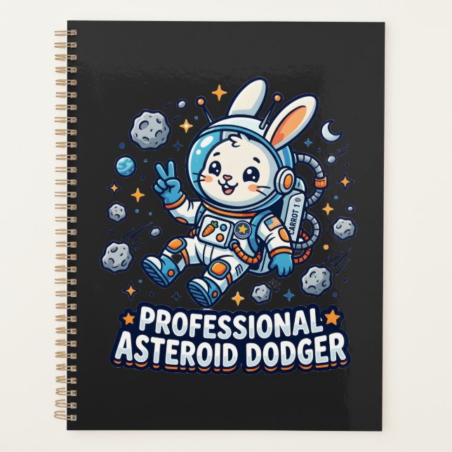 Professional Asteroid Dodger Bunny Planner (Front)