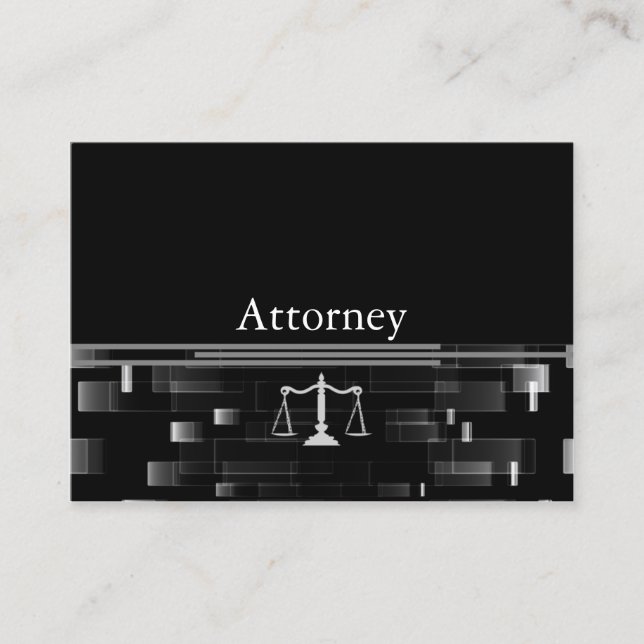 Professional Attorney Business Card (Front)
