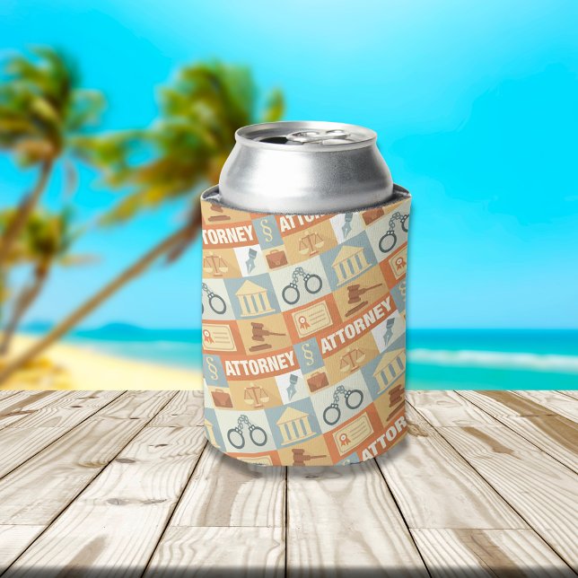 Professional Attorney Iconic Designed Can Cooler (Creator Uploaded)