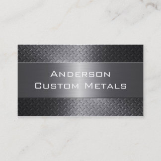 Professional Automotive Industrial Metallic Business Card