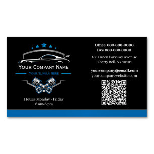 Professional Automotive Repair, Auto Mechanic  Magnetic Business Card