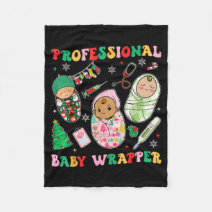 Professional Baby Wrappers Nicu Mother Baby Nurse Fleece Blanket