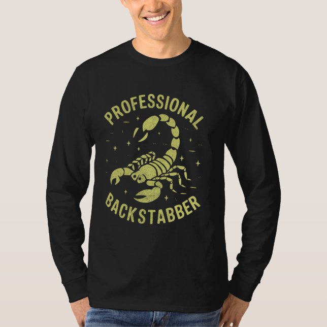 Professional Backstabber Scorpion T-Shirt (Front)