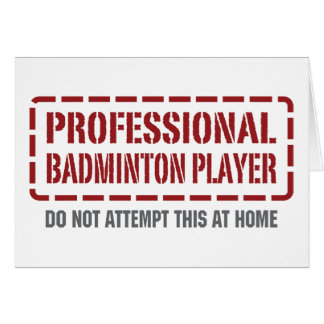 Professional Badminton Player
