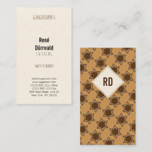 Professional Bakery Business Card