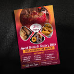 Professional Bakery Shop Sweet Treats Pastry Chef Flyer<br><div class="desc">Tempt customers with this mouthwatering bakery flyer template! Showcasing a delectable array of sweet treats and savory bites, it's perfect for promoting your bakery's diverse offerings. Easily customise it with your logo, menu items, and contact information. Ideal for bakeries, cafes, and food businesses of all sizes! Get started today and...</div>