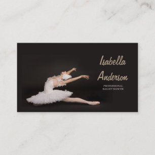 Professional Ballet Dancer Studio Theatre Card