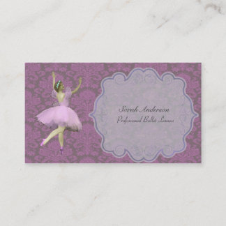 Professional Ballet Instructor - Ballerina Business Card