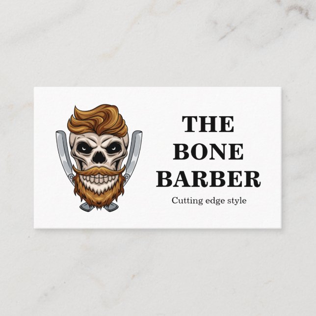 professional barber shop business cards (Front)