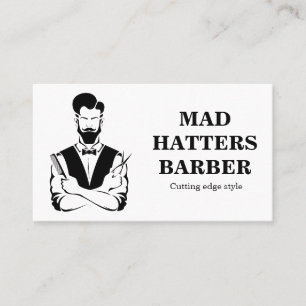 professional barber shop business cards