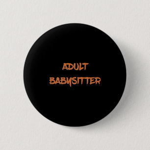 Professional Bartender Mixologist - Adult Babysitt 6 Cm Round Badge