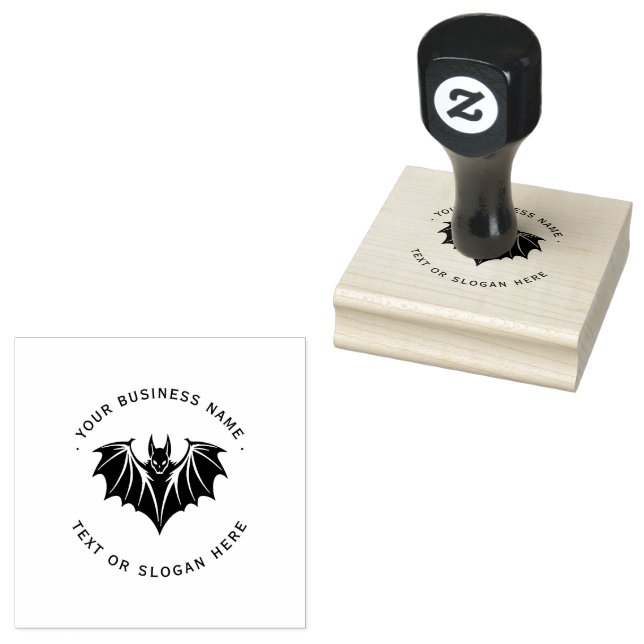  Professional bat Rubber Stamp (Stamped)