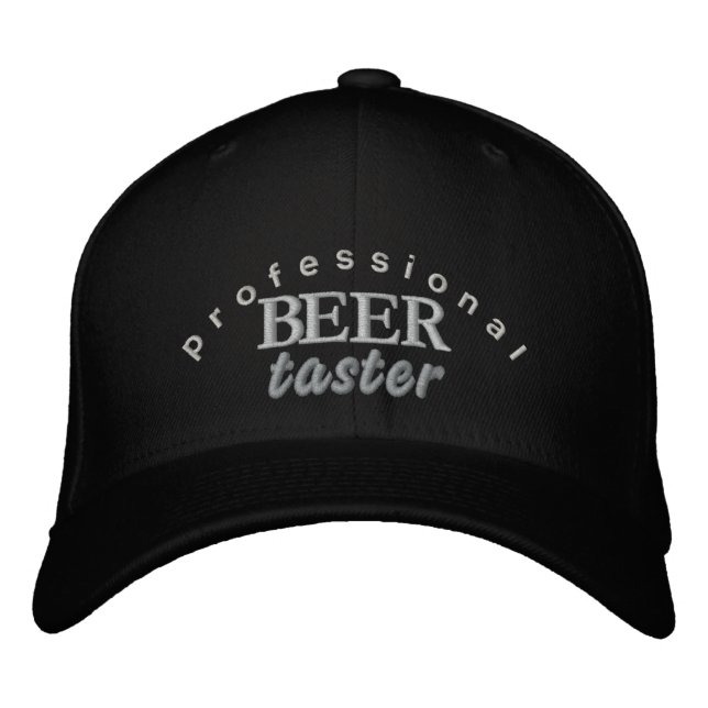 Professional Beer Taster Embroidered Hat (Front)