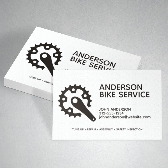 Professional Bike Repair Maintenance Coaching Business Card (Creator Uploaded)