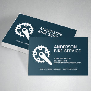 Professional Bike Repair Maintenance Coaching Business Card