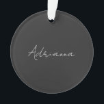 Professional black add your name handwriting retro ornament<br><div class="desc">This template can be customised to meet all personal occupations.</div>
