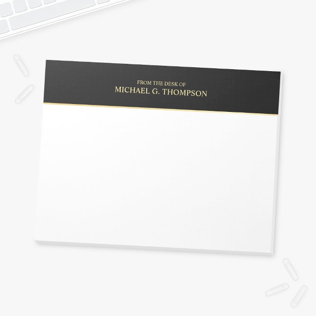 Professional Black and Gold Notepad (Creator Uploaded)
