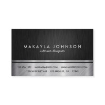 Professional Black and Silver Interior Design