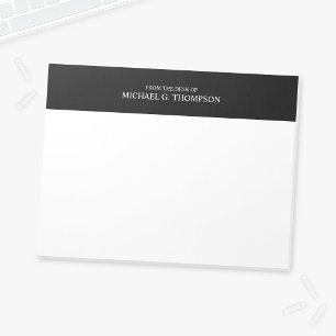 Professional Black and White Notepad