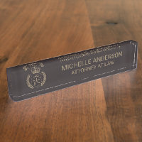 Professional Black Gold Lawyer Attorney