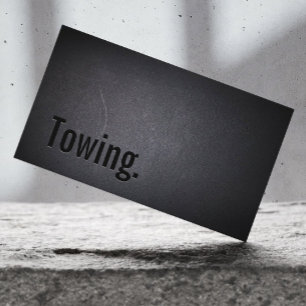 Professional Black Out Towing Business Card