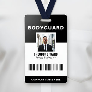 Professional Bodyguard ID Private Security Badge