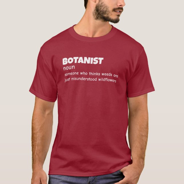 Professional Botanist Definition T-Shirt (Front)
