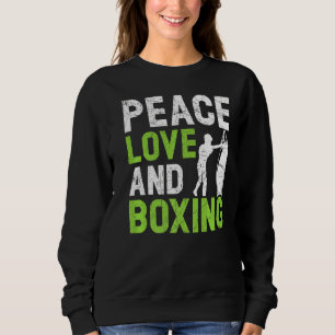 Professional Boxer Boxing  Knockout Puncher Sparri Sweatshirt