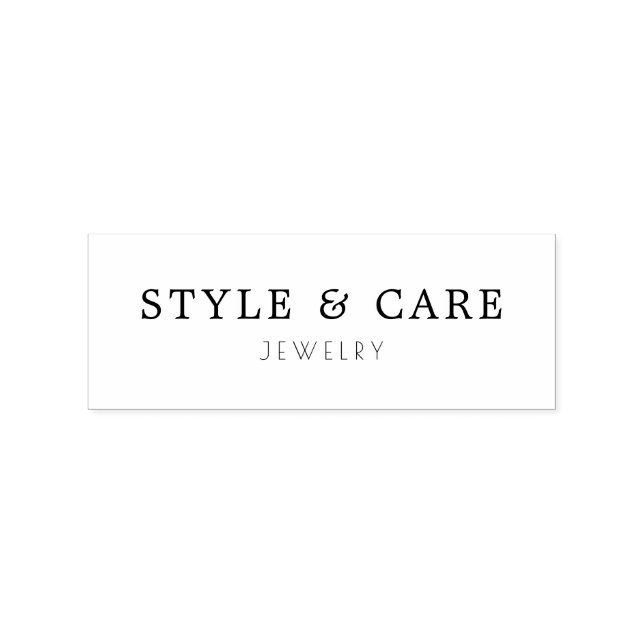 Professional Brand Identity Custom Rubber Stamp (Stamped)