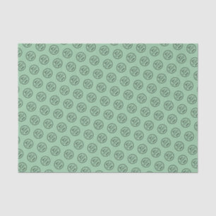Professional Branding Minimalist Logo Mint Green Tissue Paper