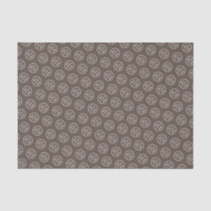 Professional Branding Minimalist Promo Logo Brown Tissue Paper
