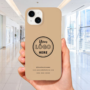 Professional Branding Minimalist Rustic Promo Logo iPhone 14 Case