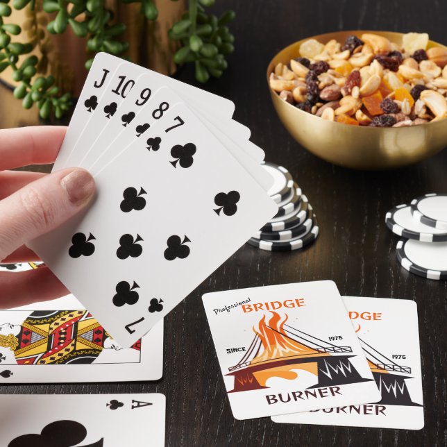 Professional Bridge Burner Playing Cards (In Situ)