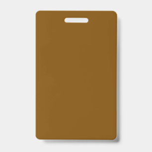 Professional Brown Identification Card ID Badge