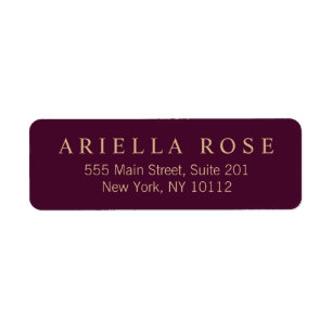 Professional Burgundy Modern Elegant 