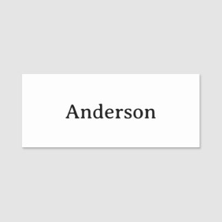 Professional Business 3"X1.25" Rectangle Classic Name Tag