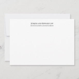 Professional Business Black White Card
