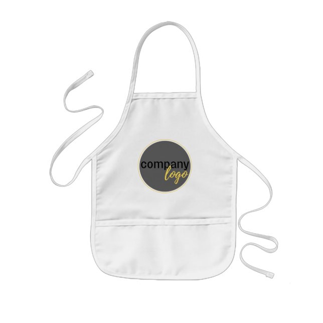 PROFESSIONAL BUSINESS BRANDED CUSTOM LOGO TEMPLATE KIDS APRON (Front)