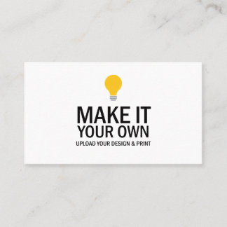 Professional Business Branding Custom Your Logo Card