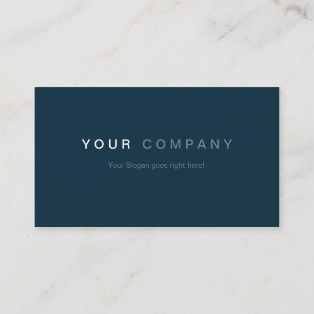 Professional Business Business Business Cards Blue (Front)