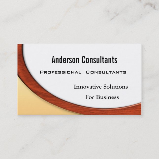Professional Business Card (Front)