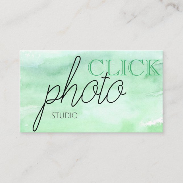 Professional Business Card (Front)