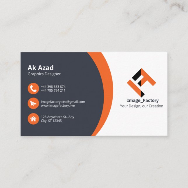 professional business card (Front)