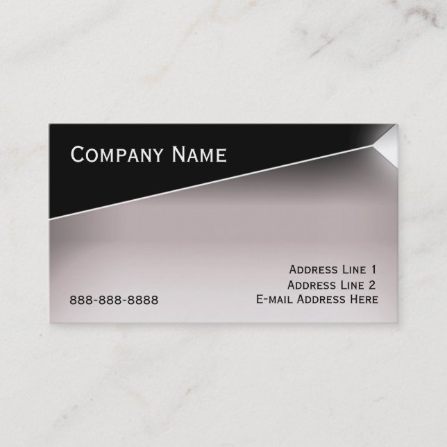 Professional Business Card (Front)